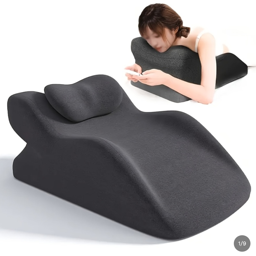 Stomach Sleeper Pillow — Neck & Spine Support for Front Sleepers